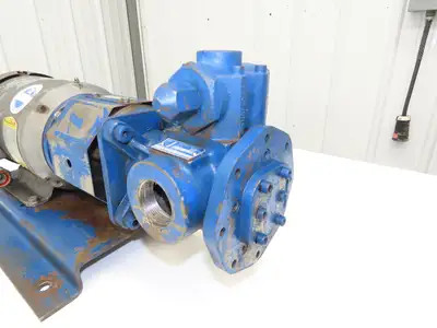 Gorman Rupp GHC1 1/2GF3-B0003 Positive Displacement Gear Pump 1.5"NPT 23GPM 3Hp