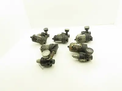 Master Pneumatic Norgren R24-400-RGLA FD100-4 Regulator Filter Assembly Lot of 5