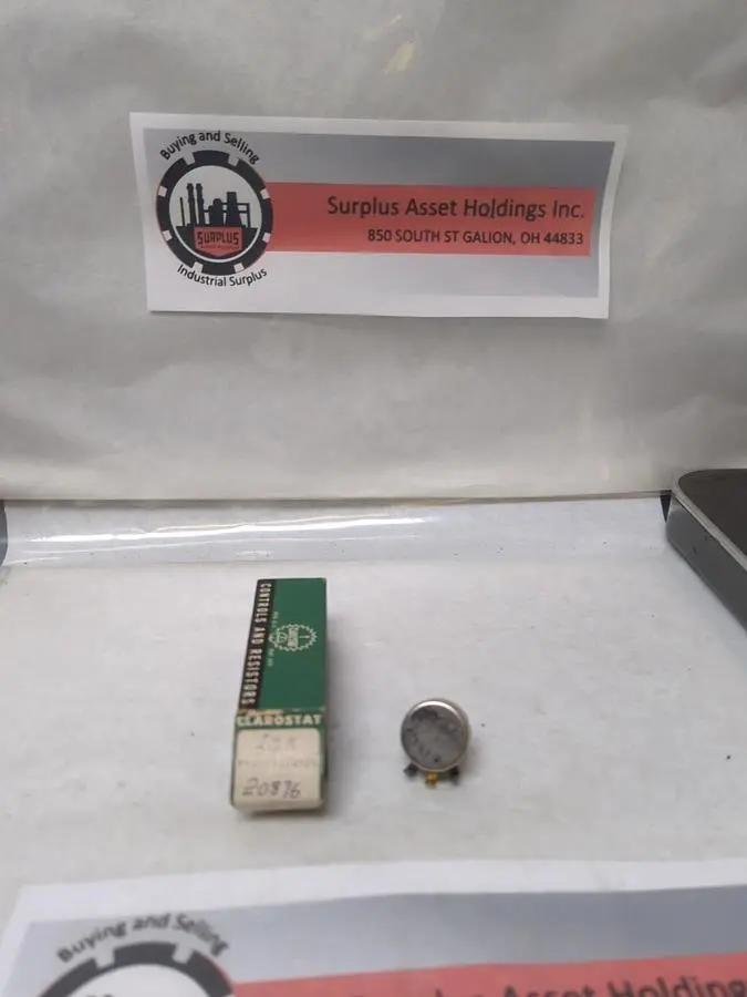 New | in-Stock CLAROSTAT RA20NASD252A Miscellaneous Equipment (Electrical & Power) | Surplus Asset Holdings #1191822