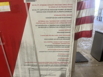 Used FRIGIDAIRE GARAGE READY Freezers Michigan US | Miedema Asset Management Group #1425101