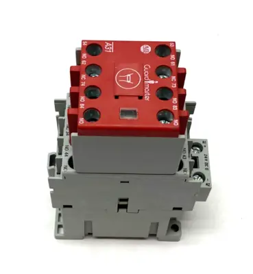 Used ALLEN-BRADLEY SER. A GUARDMASTER SAFETY CONTROL RELAY, 8 POLE Relays & Switches | Maverick Industrial Sales #1102800