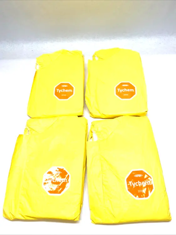New | in-Stock DUPONT TYCHEM 2000 COVERALL XL YELLOW ATTACHED HOOD Misc Industrial Equipment | Maverick Industrial Sales #1104476