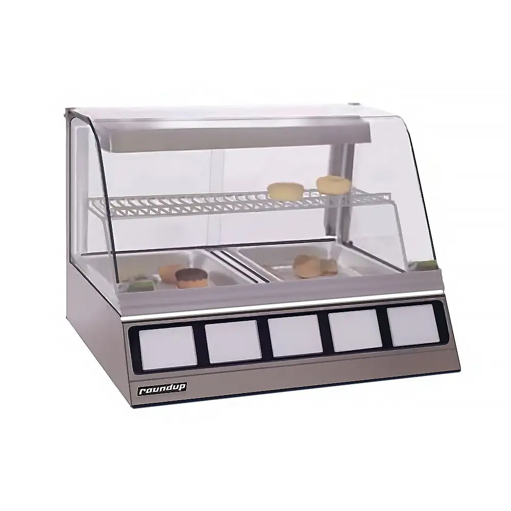 Antunes DCH220 30 1/4" Full Service Countertop Heated Display Case - (2) Shelves, 120v