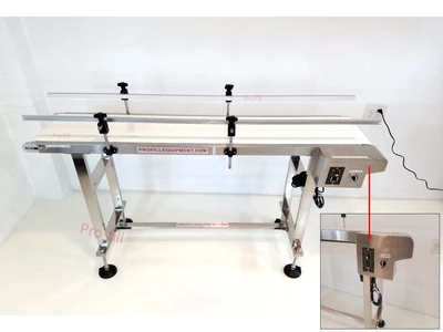 Flat White Belt Conveyors Rental