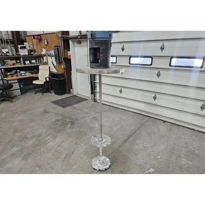 Used 20HP Stainless Steel Flange Mount High Speed Disperser Mixer Direct Drive