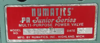 USED NUMATICS 1JPA4U