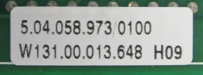 USED KUKA 00-127-755 CONTROL BOARD VER.1 5.04.058.973/0100 00127755