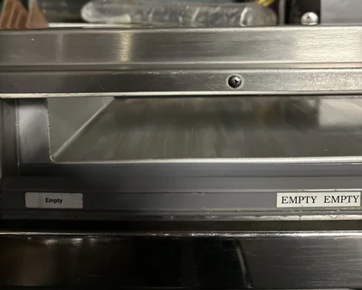 174-0172 H And K 5-Pan Self Contained Prep Rail Cooler
