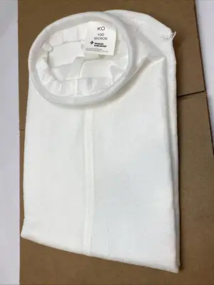 NEW PENTAIR 100 MICRON SIZE 2 POLYPROPYLENE FELT BAG FILTER 7"