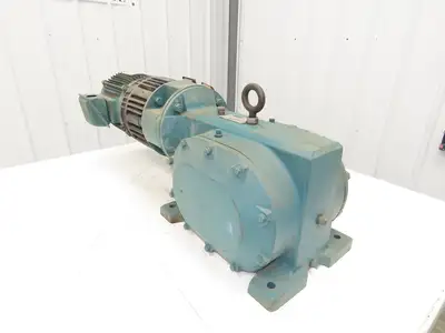 Reliance Master XL Gearmotor 70:1 Ratio 24rpm 3Hp 230/460V 3PH LH 182TC w/Brake