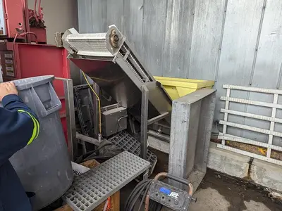 Dewatering Incline Modular Conveyor