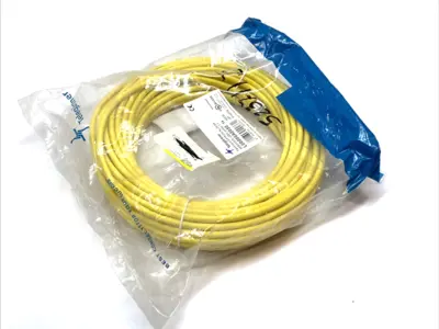 NEW TELEGÄRTNER CAT6A S/FTP RJ45 PATCH CABLE 20 M YELLOW LSZH 100009131