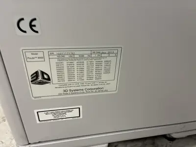 Used 2013 _UNKNOWN_ _UNKNOWN_ 3D printer, DLP/Micro-SLA New York US | Apex Auctions #1550735
