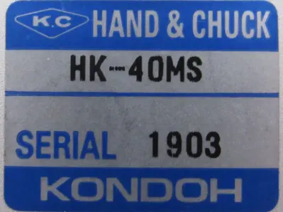 NEW HAND & CHUCK HK-40MS GRIPPER HK40MS
