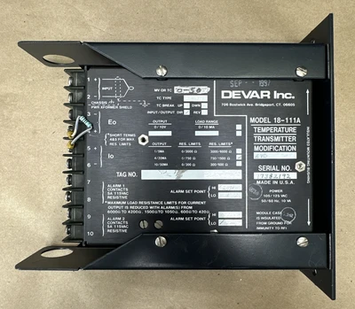 USED DEVAR 18-111A
