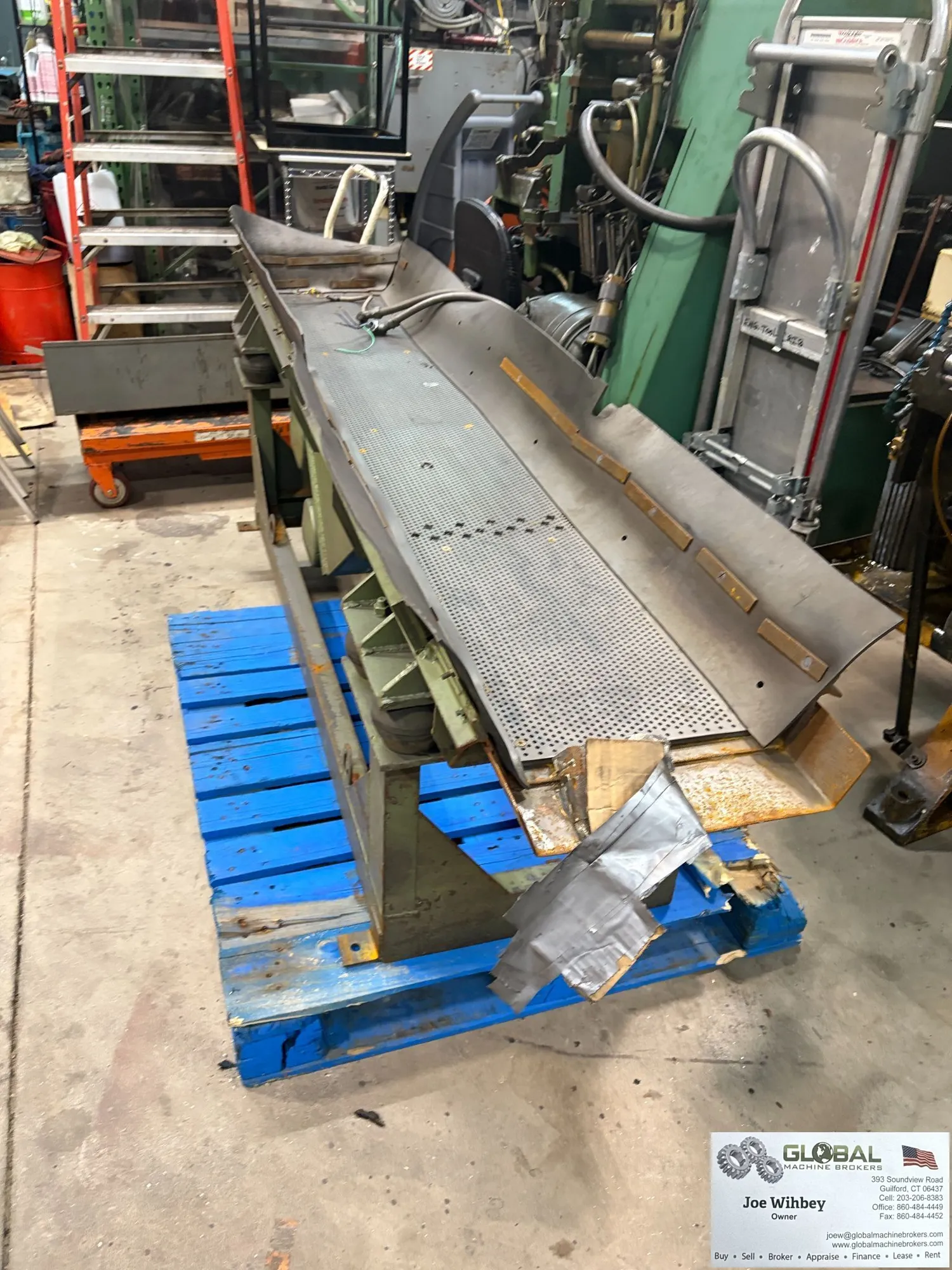 1988 MIDWESTERN INDUSTRIES Shaker Table 12" W x 84" L Parts Separator