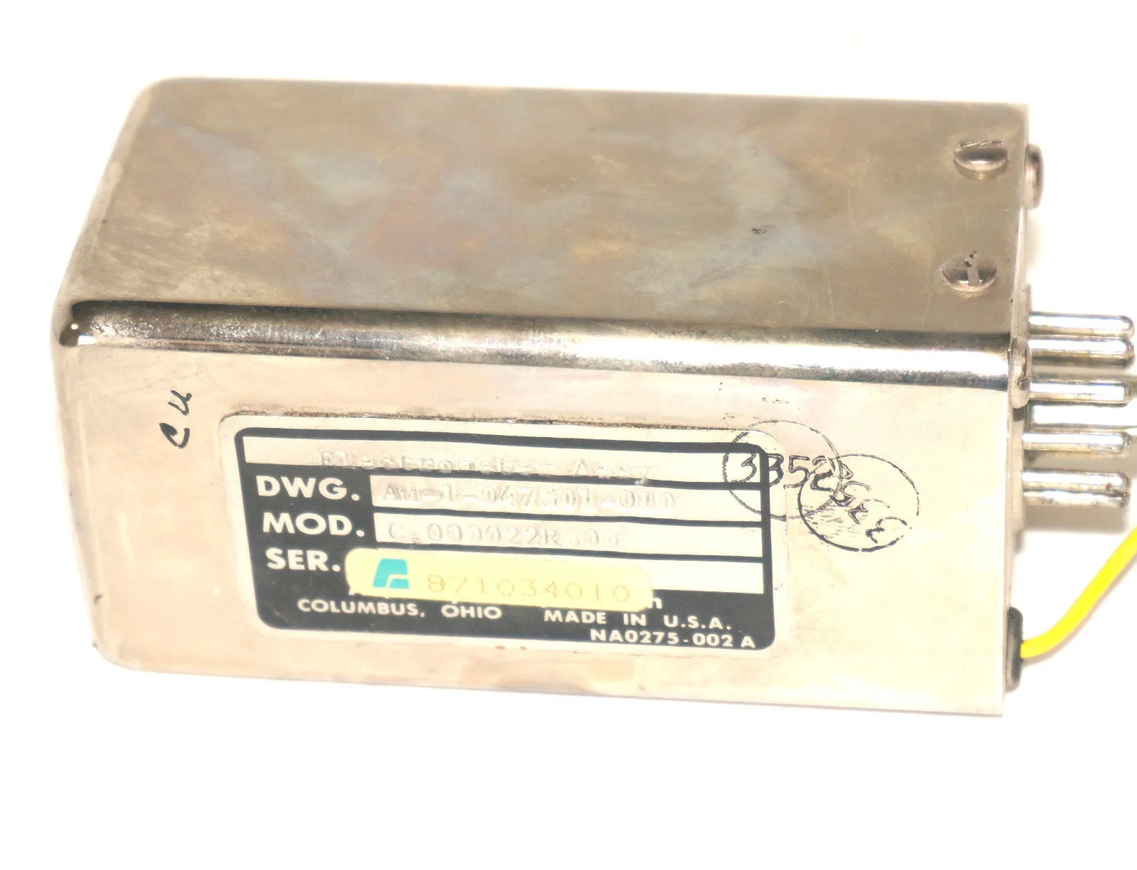 CTS 900-0246 RELAY 28 VDC 9000246