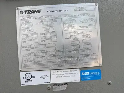 USED TRANE CGAM