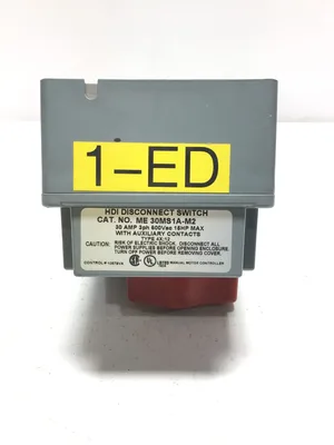 Mennekes ME 30MS1A-M2 Disconnect Switch 30Amp 3PH 15HP
