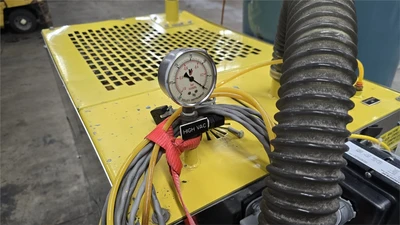105 CFM Una-Dyn Powermax HP Pump, w/ 2" Hopper, 5 HP