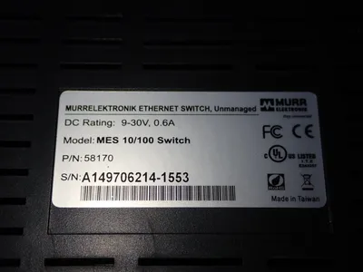 NEW MURRELECTRONIK MES 10/100 SWITCH