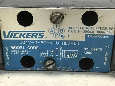 USED VICKERS DG4V-3-6C-M-U-HL7-60