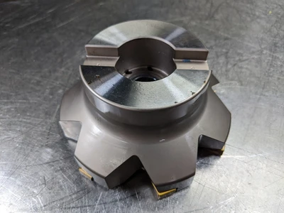 Ingersoll 5" Indexable Facemill 1.5" Arbor w/ 6 Inserts EF6J-05R01 (LOC2671B)