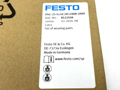 NEW FESTO DGC-25-G/GF/KF:R08-2009, 8122556