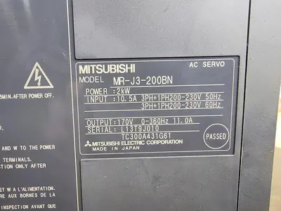 USED MITSUBISHI MR-J3-200BN