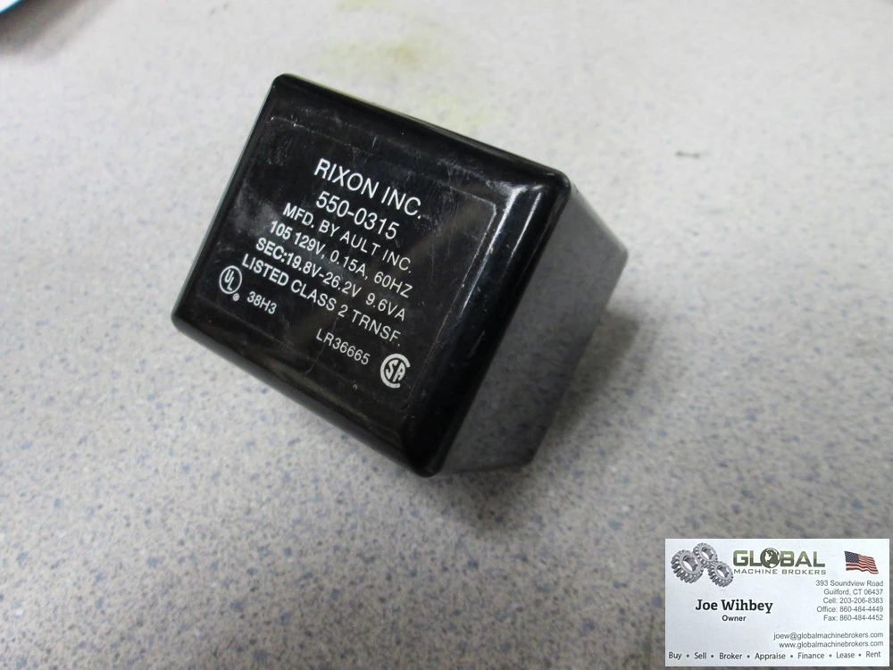 Rixon INC. 550-0315 Class 2 Transformer Power Supply Output 8V-26.2V 9.6VA Adapter