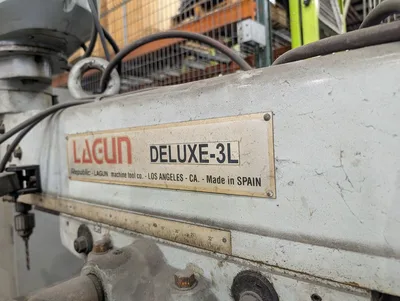 Lagun Deluxe-3L Milling Machine 11"x58" Table; W/ Acu-Rite Control; W/ Safety Guard (Parts only