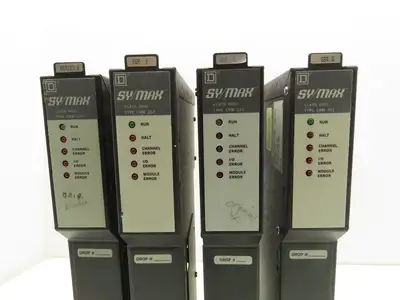 Square D CRM-222 PLC SY/MAX Interface Slot Card Module Lot of 4