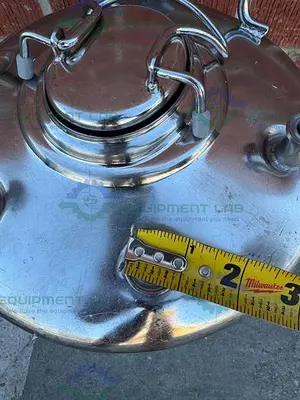 USED ALLOY PRODUCTS 45 LITER STAINLESS STEEL PRESSURE VESSEL 130 PSI