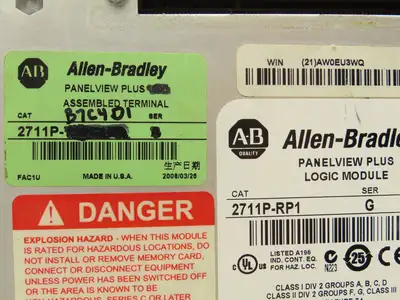 Allen Bradley 2711P-B7C4D1 HMI PanelView Plus 700 Operator Interface 2711P-RP1