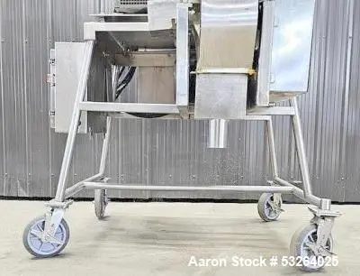 Stainless Hammer Mill by Fitzpatrick – Screw Feeder, Mounted on Casters