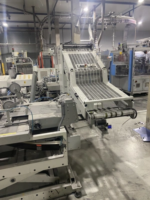 2010 RIMA 3610B STACKING + 4 KNIFE TRIMMER LINE Compensating stackers | Machinery Solutions Group, Inc. (1)