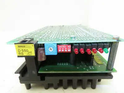 Berger Lahr D550 Servo Stepper Drive Control Card Unit 24VDC 6 LED *Read*
