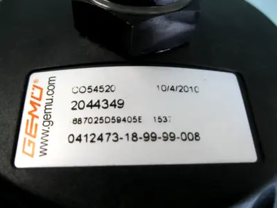 Gemu DN25 Pneumatic Actuator w Diaphragm & Cable for 1" Valve D9