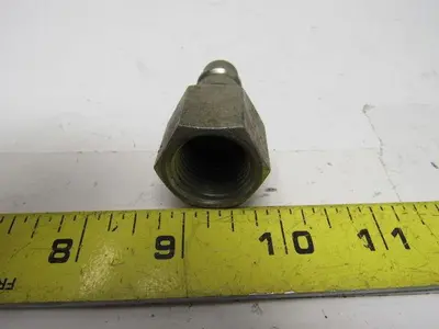 Hanson #55 Steel Male Ball Lock Pneumatic Quick Connect Fitting 1/2 NPT Female