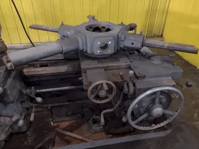 2A WARNER & SWASEY MODEL #M-3470 CROSS SLIDING TURRET LATHE: YOBRO #25009