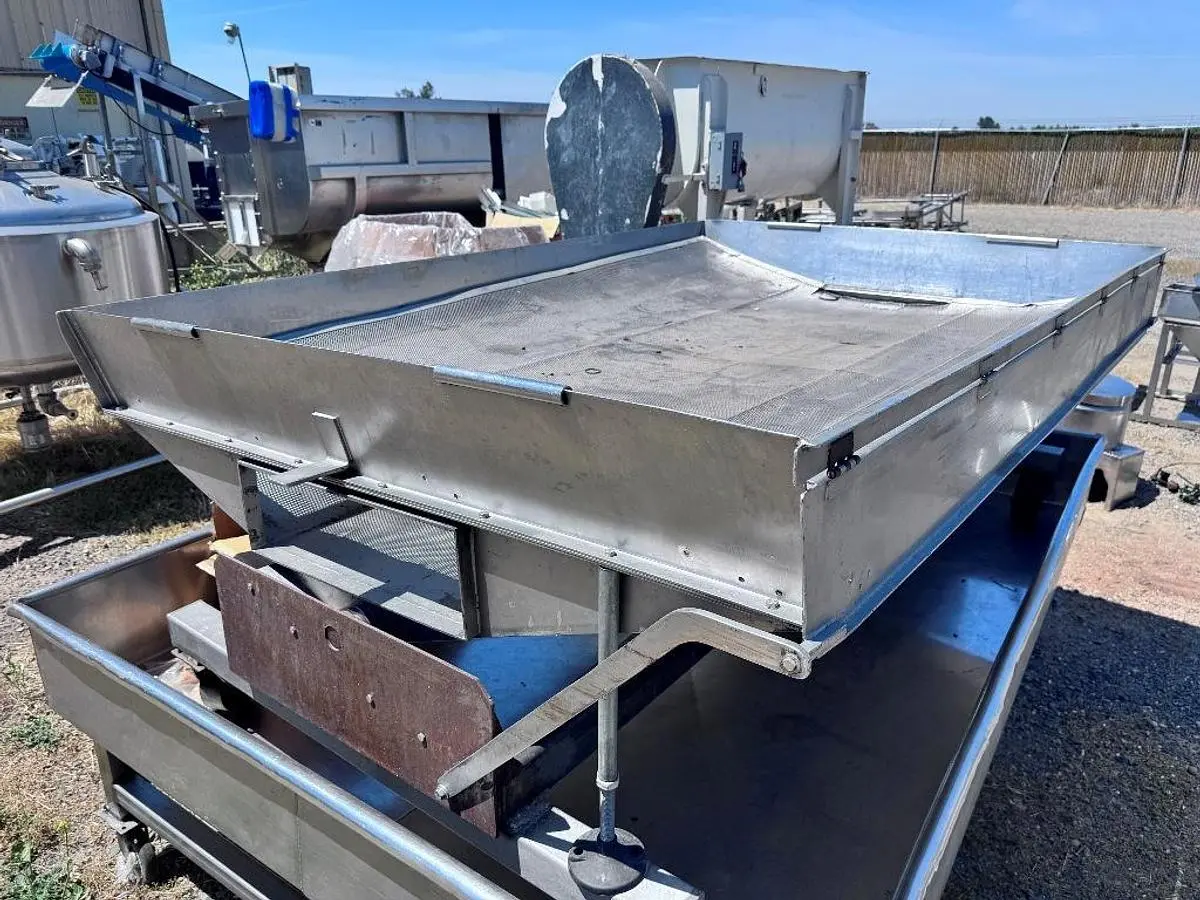 Cooling Pan, Stainless Steel, Screen Deck, 5' x 88", #5991800