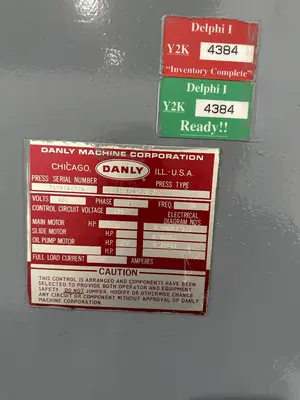 USED DANLY 75 TON OBIG