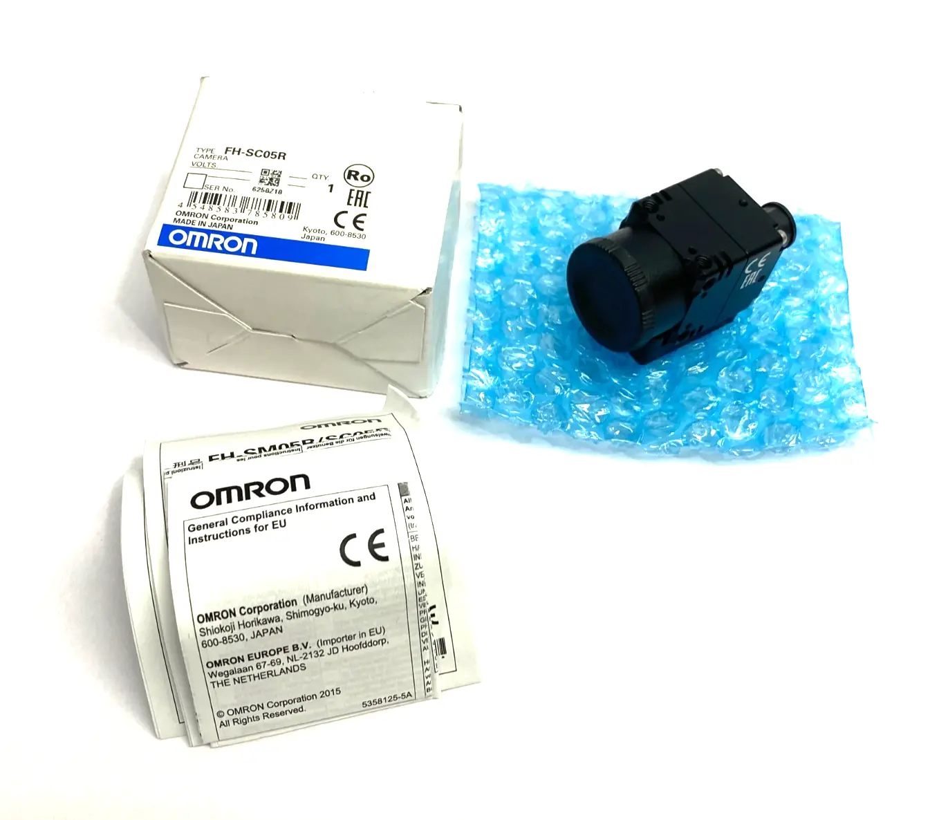 NEW OMRON HIGH-RESOLUTION FH COLOR CAMERA, ROLLING SHUTTER, 5 M PIXEL