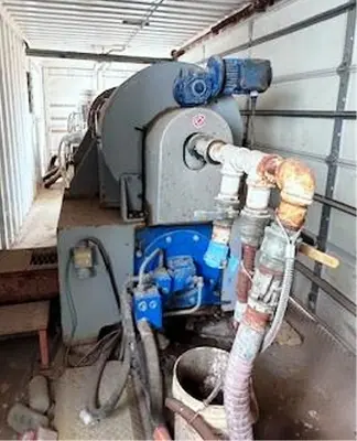 (5) Pieralisi Jumbo 3 containerized decanter centrifuges, 414/304SS.