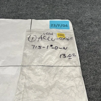 Used Accu-Coder 715-1*-0-N Encoders California US | Davliegogo LLC #1707320
