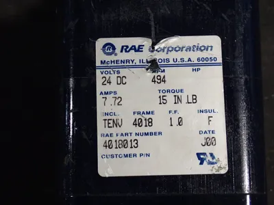 USED RAE CORPORATION 4018013