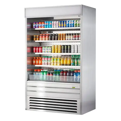 Turbo Air TOM-48ES-N 48" Vertical Open Air Cooler w/ (5) Levels, 115v