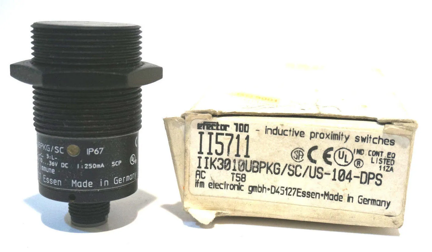 NEW EFECTOR II5711 PROXIMITY SWITCH IIK3010UBPKG/SC/US-104-DPS