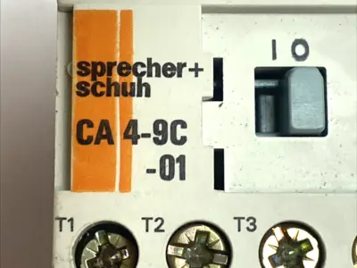Used Sprecher & Schuh Mini Contactor 9A 3-Pole 1NC 24VDC PLC Contactors Michigan US | Maverick Industrial Sales #1395254