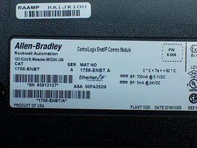 USED ALLENBRADLEY 1756ENBT
